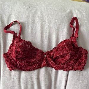 Valisere by Triumph Deep Red Lace Bra 36C
